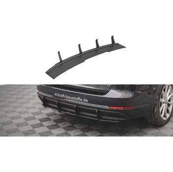 Nárazník Audi A4 B9, "Street Pro" difuzor zadního nárazníku, plast ABS bez povrchové úpravy, Maxton design