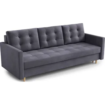 Pohovka Rozkládací pohovka Sawa 90 x 98 x 224 cm šedá