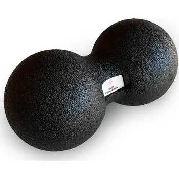 Masážní pěnové dvojmíčky - černý - 12 x 24 cm