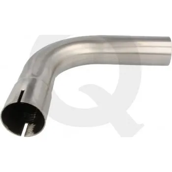 Výfuková trubka Koleno 90° nerez - QSP 63,5 mm