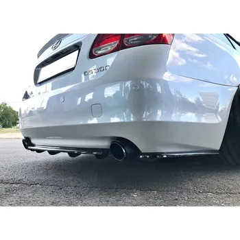 Nárazník Maxton Design splitter pod zadní nárazník s žebrováním pro Lexus GS 300 III facelift (2008-2012)