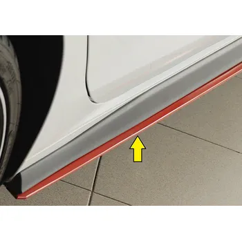 PC tuning Rieger spoiler pod boční práh mont. strana pravá pro Volkswagen Golf 8 GTI Clubsport 5-dvéř., r.v. 10/20-, plast ABS bez povrchové úpravy, pro orig. boční prahy
