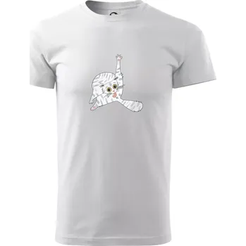 Kočka čistotná (studio-arte.cz) - Triko extra velké (5-8XL) - 7XL ( Bílá )
