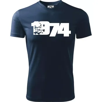 Chlapecké tričko Husákovo dítě - 1974 - Dětské triko sportovní (dresovina) - 146 cm/10 let ( Námořní modrá (velmi tmavá - téměř černá) )