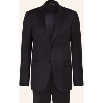 Pánské sako Zegna Pánský Oblek Slim Fit, tmavě modrá, 50