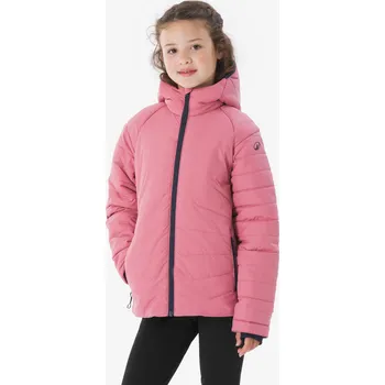 Chlapecké oblečení QUECHUA Dětská zimní turistická prošívaná bunda zelená MH 500 8 LET MODRÁ|RŮŽOVÁ