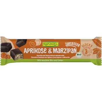 Čokoláda Marcipán s meruňkami v hořké čokoládě BIO - Rapunzel 50g