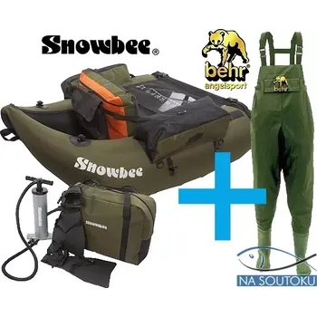 Loď SNOWBEE Belly Boat Float Tube Kit - Belly Boat PVC 40