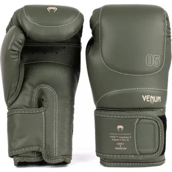 Boxerské rukavice Venum Impact Evo Boxing Gloves - Military Green Velikost: 10oz