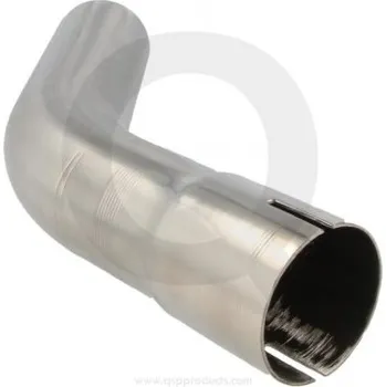 Výfuková trubka Koleno 45° nerez - QSP 76 mm