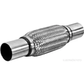 Výfuková trubka Pružný člen výfuku STANDART - vlnovec ,průměr 54 MM / délka členu 100 MM / celková délka 200 MM