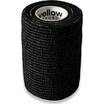 Tejpovací páska yellowBAND Kohezivní obinadlo - 7,5 cm černá