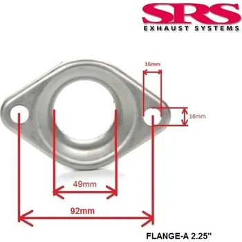 Výfuková trubka Univerzální Příruba SRS exhaust systems