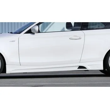 PC tuning Rieger boční práh mont. strana pravá pro BMW řada 1 E81, E82, E88 2-dvéř., kabriolet, kupé, sedan, r.v. 09/04-08/11, 10/07-, plast ABS bez povrchové úpravy, s prolisem a výřezem