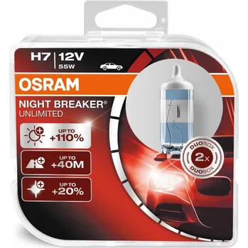 Denní svícení Žárovky Osram Night Breaker H7 - o 110 procent více světla