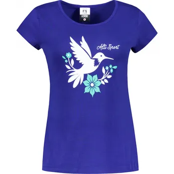 Dámské tričko Dámské triko s krátkým rukávem ALTISPORT ALW192122 KRÁLOVSKÁ MODRÁ L