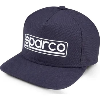 Kšiltovka Sparco kšiltovka s rovným kšiltem Stretch, barva: tmavě modrá