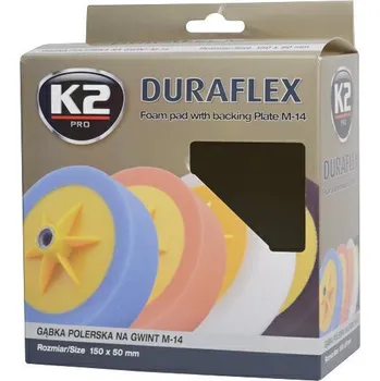 K2 DURAFLEX LEŠTÍCÍ HOUBA S ÚCHYTNÝM TALÍŘEM 150 x 50 mm ČERNÁ