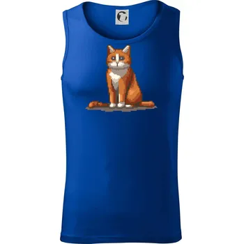 Kočka rezavá - Tílko pánské Core - XL ( Královská modrá )