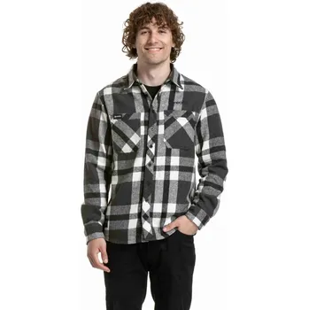 Pánská košile Pánská košile Meatfly Woody Premium černá L