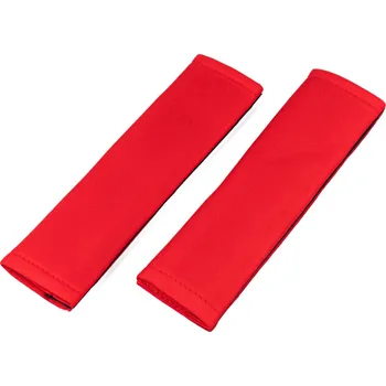 Potah na volant Návleky na bezpečnostní pásy 2 ks červené