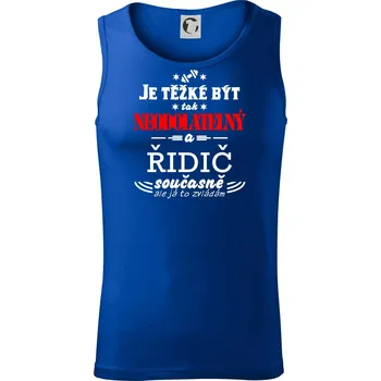 Je těžké být neodolatelný řidič - Tílko pánské Core - XL ( Královská modrá )