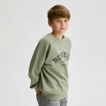 Chlapecká mikina Reserved - Mikina s potiskem - světle zelená - 264DS-70X - 264DS-70X-152