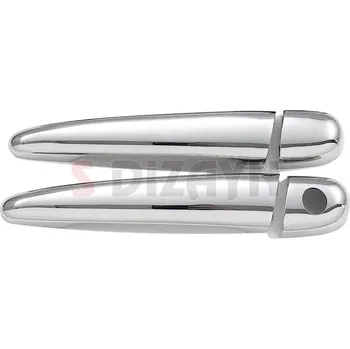 Nerez kryty klik BMW 3 E46 Coupé - 4 ks