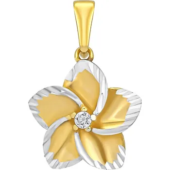 Přívěsek Zlatý přívěsek Elara ze žlutého a bílého zlata s Brilliance Zirconia FNN21996PGYW