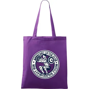 Hardcore Lifter heavy iron - Taška bavlněná - 42 x 38 cm ( Fialová )