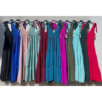 Dámské šaty Šaty na zavazování DIONA Barva: Fialová