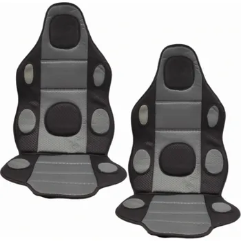 Potah sedadla 2x Autopotah do auta s magnety, černo-šedý