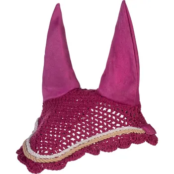 Koňská maska proti hmyzu HKM Čabraka proti hmyzu -Kopenhagen- magenta Barva: magenta, Velikost: COB