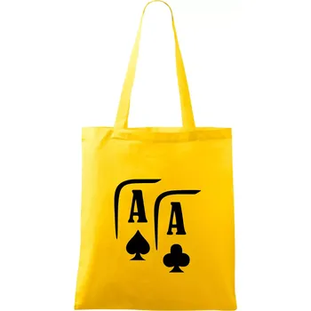 Poker AA - Taška bavlněná - 42 x 38 cm ( Žlutá )