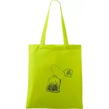 Čaj - čajův nápoj - Taška bavlněná - 42 x 38 cm ( Limetková )