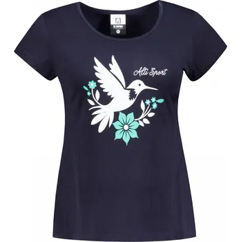 Dámská móda Dámské triko s krátkým rukávem ALTISPORT ALW192122 NÁMOŘNÍ MODRÁ XL