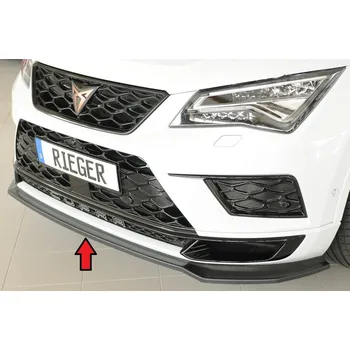 PC tuning Rieger lipa pod přední nárazník pro Seat Ateca Cupra 5FP, 09/18-07/20, plast ABS bez povrchové úpravy