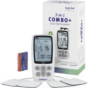 Masážní přístroj Body Clock 3-in-1 Combo+ - elektroterapeutický přístroj s 22 programy TENS, EMS, MASÁŽ
