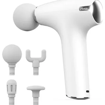 Masážní přístroj Masážní pistole Flow NANO - bílá
