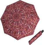 Hit Magic Moving Lines Red - dámský plně automatický deštník