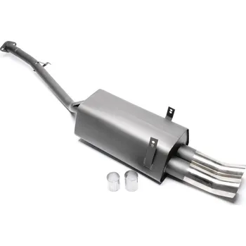 Zadní díl výfuku TA Technix sportovní výfuk - BMW 3 E36 316i / 318i kromě Compact, 2x 76 mm DTM zahnutá nerezová koncovka bez pertlu