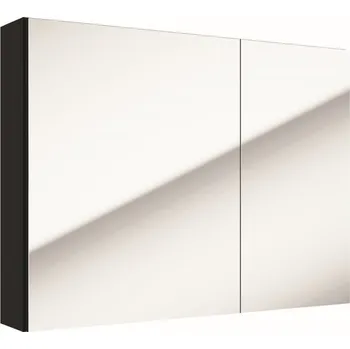 Zrcadlová skříňka Naturel Stilla 80x60 cm černá STILLAE08004