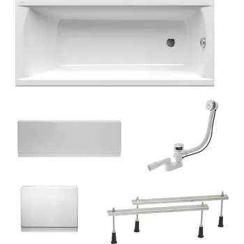 Umyvadlo Obdélníková vana SAT Fusion 160x70 cm akrylát levá i pravá SATVR160ANP