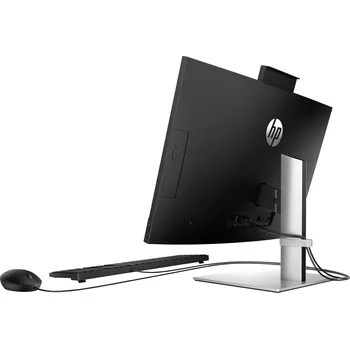 Stolní počítač HP AIO ProOne 440G9 23.8NT i3-14100T, 1x8GB, 512GB M.2, Intel HD DP+HDMI IN, WiFi 6+BT, usb kl. myš, 120W,FDOS,3y onsite
