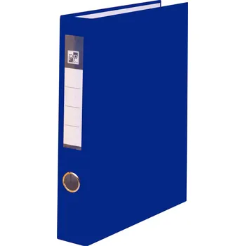 4kroužkový pořadač plastový A4 PP 4 cm - modrý