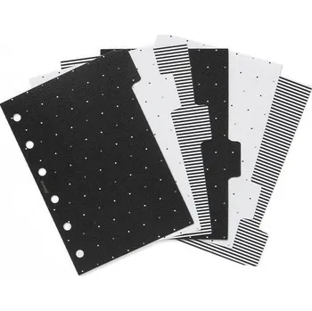 Diář Filofax Rozřazovače pro diář a clipbook Moonlight, 6 záložek, kapesní