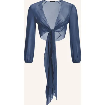 Dámský blejzr Swing Dámské Bolerko Ze Síťoviny, tmavě modrá, 46