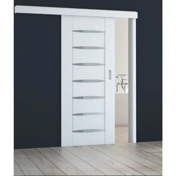 Posuvný systém na tunel Naturel pro dveře 90cm bílý POSUVNTBLAK90