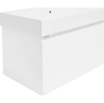 Koupelnová skříňka s umyvadlem Naturel Savona 78x43x44,8 cm bílá lesk SAVONA80BISAT