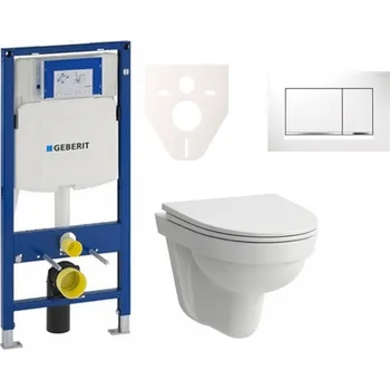 Bidet Cenově zvýhodněný závěsný WC set Geberit do lehkých stěn / předstěnová montáž+ WC Laufen Laufen Pro Nordic SIKOGES3H5
